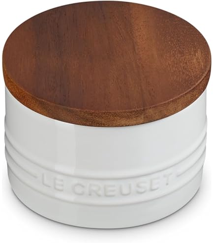 Amazon | ル・クルーゼ(Le Creuset) ストーンウェア キャニスター 木製